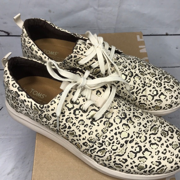 Toms Shoes Toms Del Rey Natural Bobcat With Gold Foil Poshmark